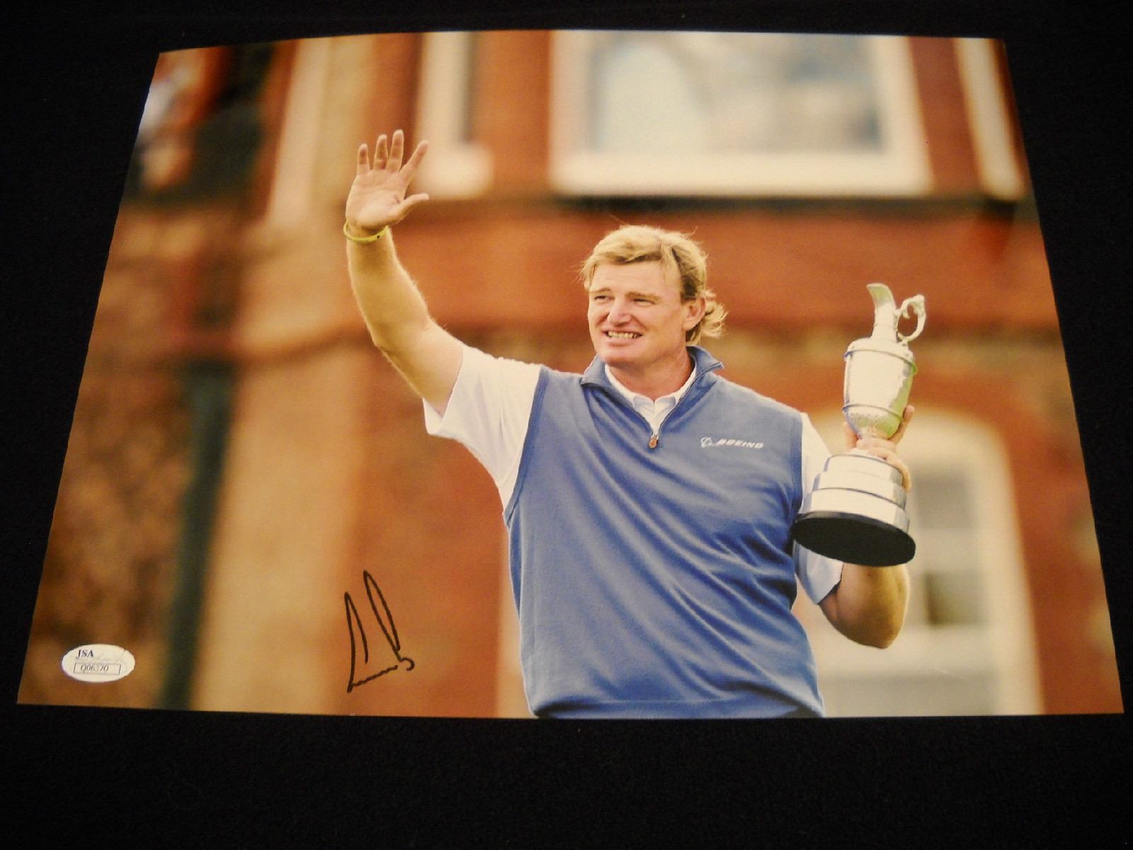Ernie Els Autographed Signed 11x14 Golf Photo British Open Masters/ JSA 