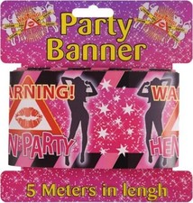 5M HEN PARTY BANNERS / WALL BANNERS / HEN PARTY SASH PARTY DECORATION