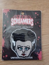 2022 HHN Universal Studio SCREAMERS Patch Bride Of FRANKENSTEIN New