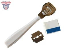 Pedicure Callus Shaver Foot Hard Tough Skin Corn Remover Tool 10 spare Blades