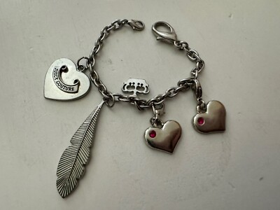 JUICY COUTURE Silver Tone Charm Bracelet 7 display picture 3