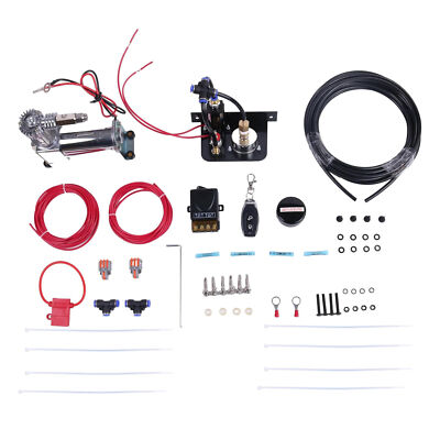 25804 100 psi 12VDC 12.0A Air Lift Bag Control Compressor Suspension Kit Maximum