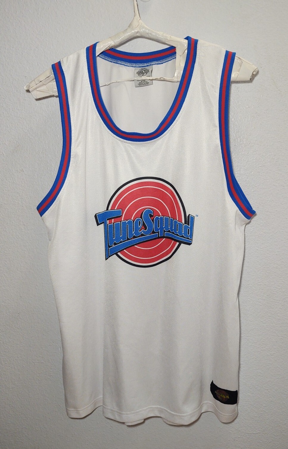 Vintage Warner Bros Space Jam Basketball Jersey 0, M… Gem