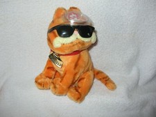 VINTAGE TY Beanie Babies - GARFIELD the Cat (COOL CAT) (6.5 inch) RARE LAst ONE