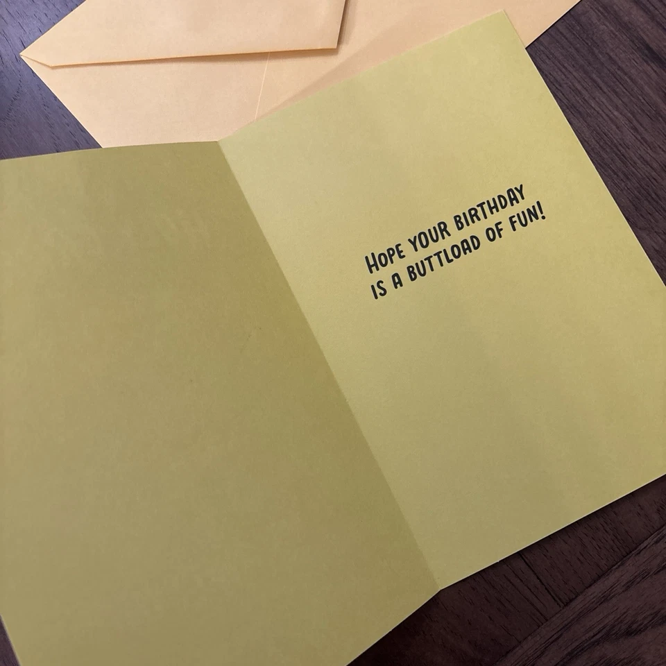 Funny Birthday Holy Crap Humor WITH TRACKING 5.5” X 8” Hallmark  Greeting Card - Image 4 of 4