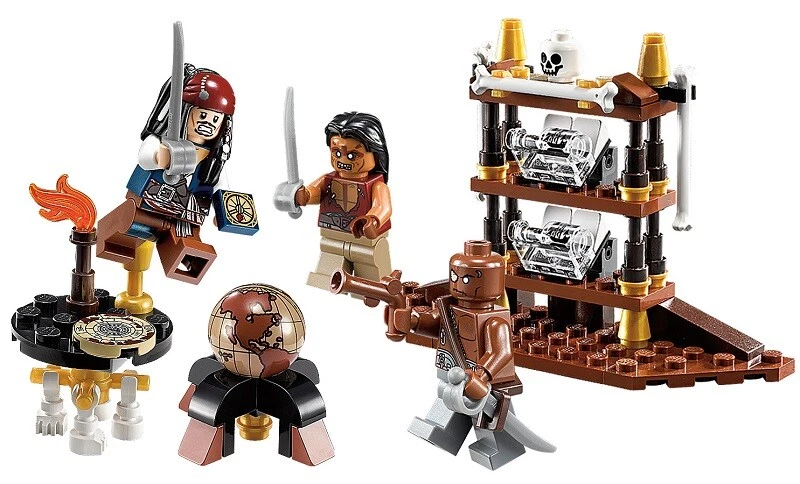 Lego 4191 Pirates The Caribbean The Captain's Cabin (Jack Sparrow & Zombies) NEW - Image 2 of 3