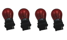 4x 3156 Red Bright S8 Light Bulb Car Auto Signal Turn Back Up Miniature Lamp 12v