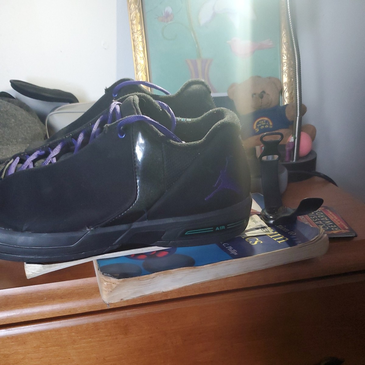 Size 13 - Jordan Team Elite 3 Low Black Concord