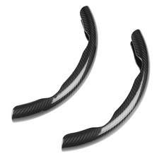 2pcs For Ford Diy Car Steering Wheel Booster Cover Accessories Carbon Fiber -new