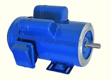 AC MOTOR, 1.5HP, 1725RPM, 1PH, 115V/208-230V,  56C/TEFC, With base