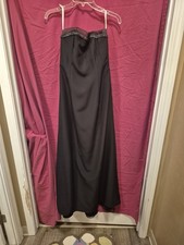 Davids bridal  s black formal dress size 8