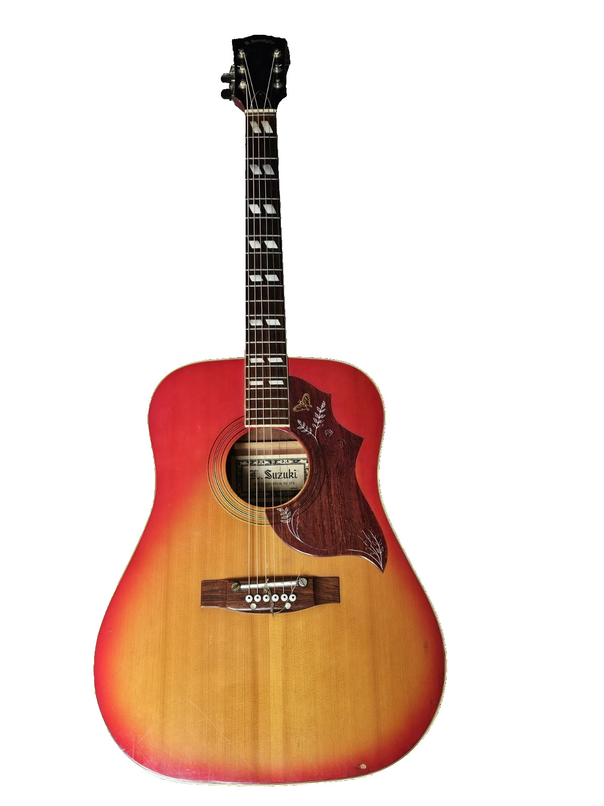 Kiso Suzuki Acoustic Guitar Japan 1970s Hummingbird. MIJ