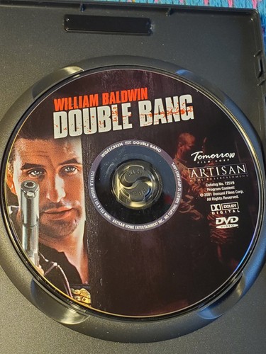 Double Bang (DVD, 2002) w/ Insert OOP Artisan Crime Thriller William Baldwin - Zdjęcie 3 z 8