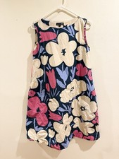 Marimekko Uniqlo Womens Swing Shift Midi Dress Size S Floral