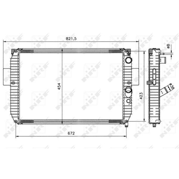KüHler WasserküHler Aluminium FüR Iveco Daily II Pritsche/Fahrgestell-image