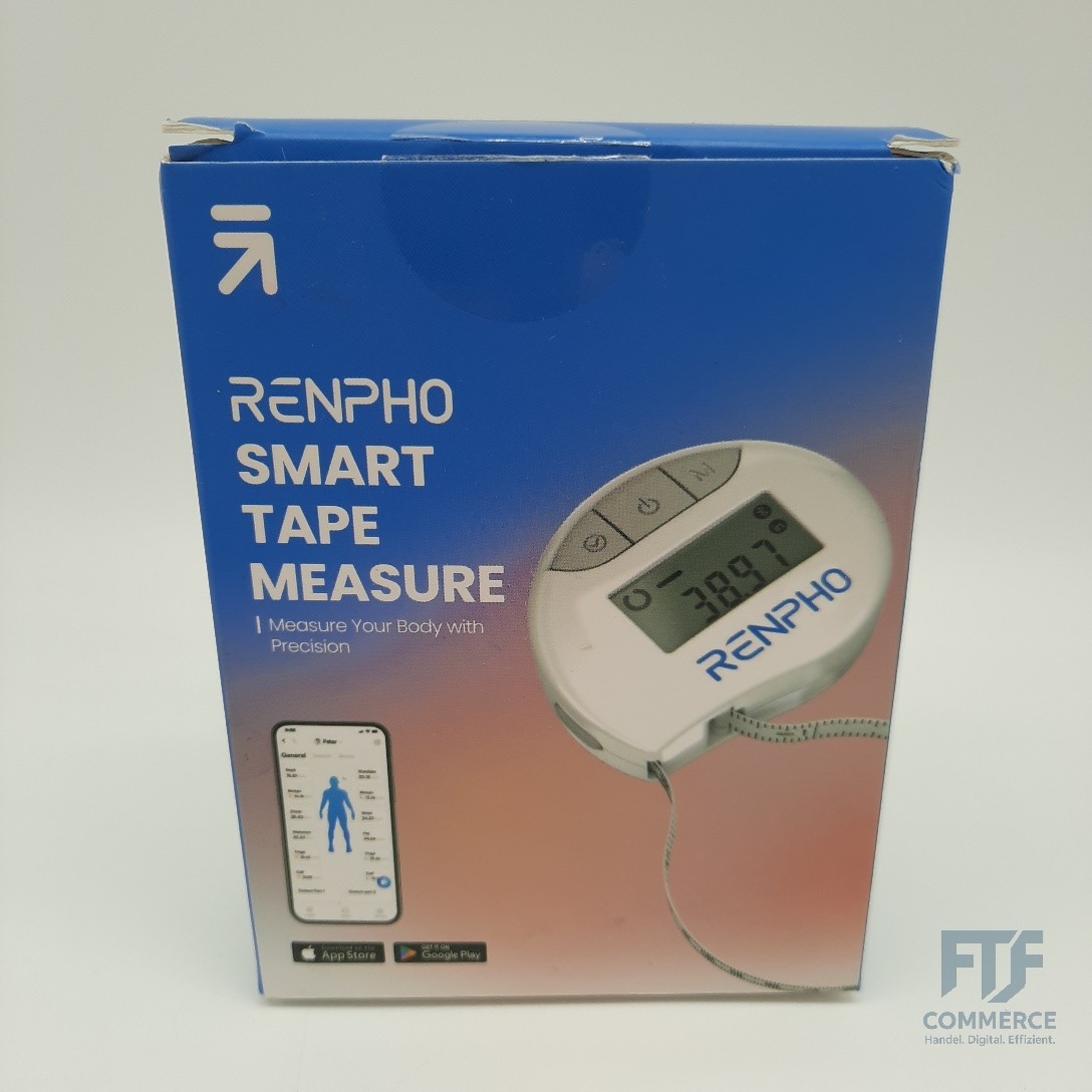 RENPHO Maßband Körper Smart Körpermassband, Bluetooth Massband Körpe... RF-BMF01