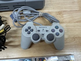 Sony PlayStation 1 PS1 Console SCPH-9001 Working Controller Wires 3 Games