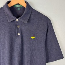 Masters Classics Mens Large Navy Blue Pima Co...