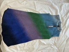 Multicolor Ombré Vintage Minidress