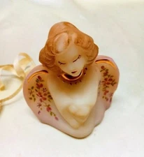 3630 Vintage QVC Fenton Floral Guardian Angel Bust