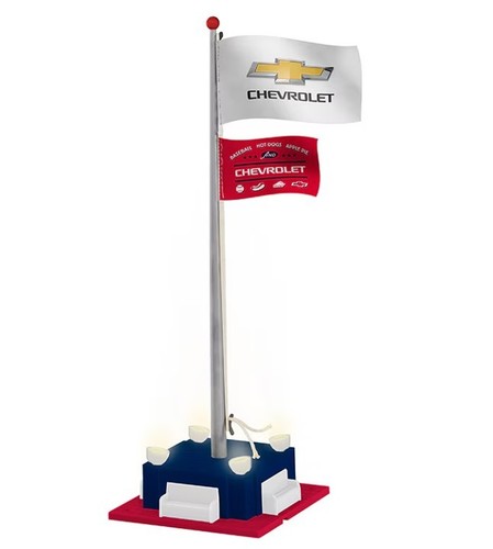 LIONEL 2129340 CHEVY PLUG-EXPAND-PLAY ASTA DE BANDERA ILUMINADA CALIBRE O FERROCARRIL NUEVO | Condition: New