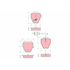 Satz Bremsbeläge Bremsklötze vorne für Audi A6 C5 4B2 4B5 A8 D2 4D2 | 221665