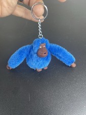 KIPLING  Matt Monkey  Blue Keychain /Purse Aattachment