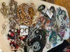 5+ Lb Costume Jewelry Vintage Modern Lot All Wearable Some Signed Resell Mix