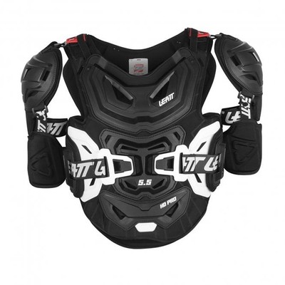 Leatt Erwachsene MX Armour - Brustumfang - 5.5 Pro HD (schwarz/weiß)