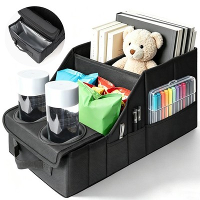 Carhome Car Seat Organizer Cooler Compartment For Family Travel Usbc000