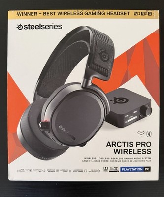 SteelSeries Arctis Pro Wireless Gaming Headset Black, Bluetooth, All Accessories