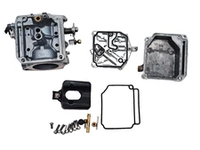 2000 YAMAHA 90 OUTBOARD OEM CARBURETOR ASSY 3 | 6H1-14303-07-00 BOTTOM CLEANED