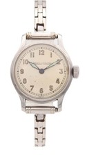 Jaeger-LeCoultre Women's Silver Stainless Steel Wristwatch Arabic Numerals