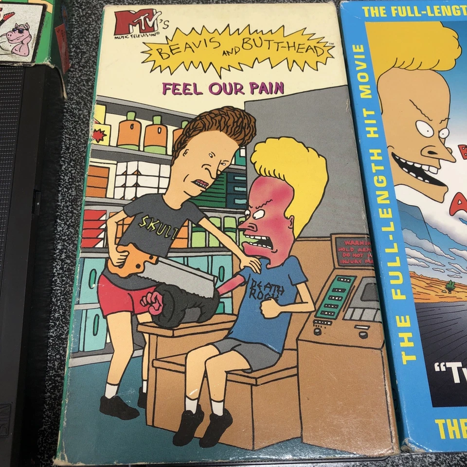 Beavis and Butthead VHS Feel our pain, There goes the neighborhood, Do America - Image 4 of 4