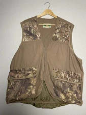 VTG Game Winner Sportswear Realtree Hunting and Shooting Vest Brown