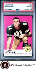1969 Topps #105 Doug Atkins PSA 8