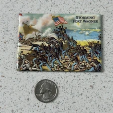 Storming Of Fort Wagner 1863 South Carolina Travel Souvenir Fridge Magnet #51926