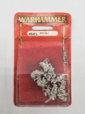 GW Warhammer - Snotlings - OOP Metal Orcs & Goblins Blister Pack (SEALED) NiB