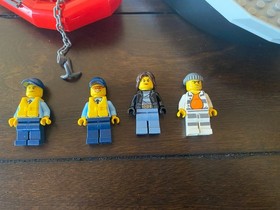 Lego CITY Police Patrol Boat 99% Complete w/Instructions & Minifigures