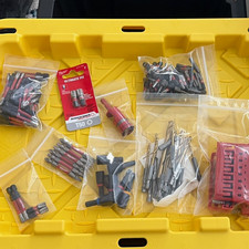 Milwaukee open box + used bit lot