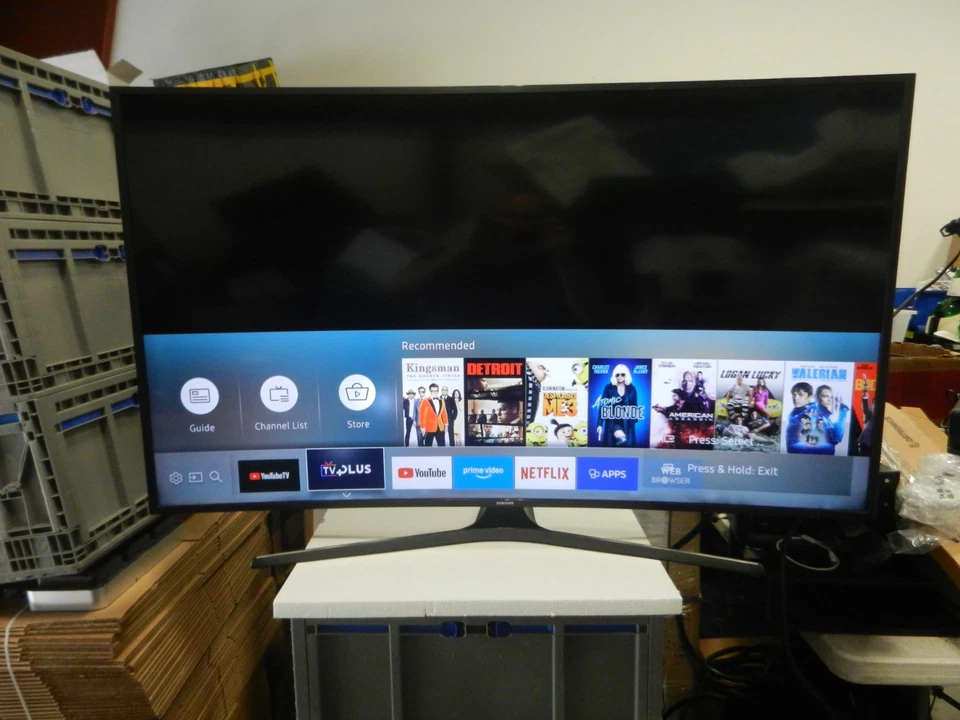 Samsung 55" 55 Inch Curved Screen LCD Television UN55KU6500 CONNECTICUT PICKUP ! - Image 2 of 4