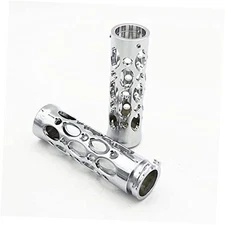 1" 25mm Universal Motorcycle Handlebar Grips Hand Grips for Harley Suzuki 