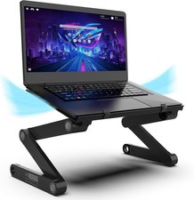 WorkEZ Adjustable Laptop Stand Desk Adjustable Height Laptop Stand Ergonomic