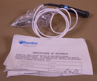 Thornton 253-207 Smart Conductivity Sensor *With Certificate Of Accuracy*