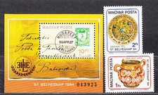 Hungary - Mail 1984 Yvert 2924/5+H.174 ** Mnh Porcelains