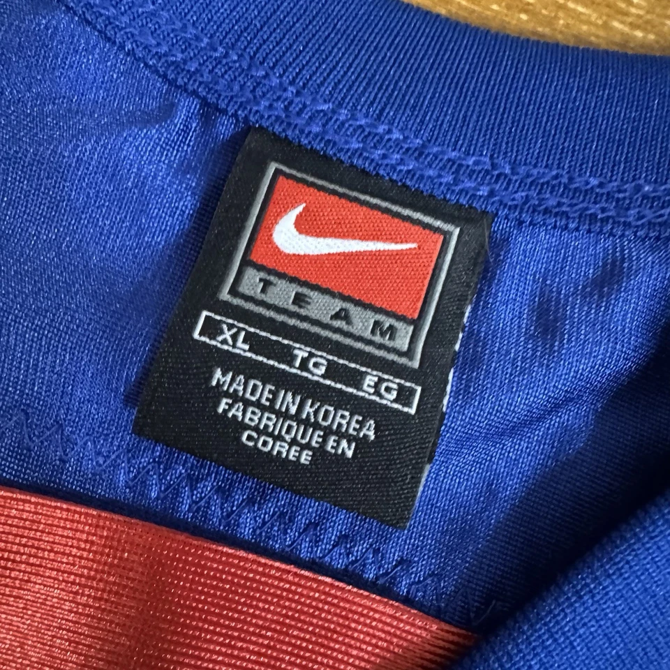 Camiseta DE COLECCIÓN de los New York Giants Para Hombre Extra Grande Azul Kerry Collins NFL Nike Foto 4 de 4