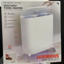 Sharper Image SpaStudio Towel Warmer, Heated Comfort and Aromatherapy