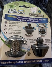 TubShroom Ultra Revolutionary Bath Tub Drain Protector Hair Catcher 6 pack 