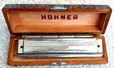Hohner The 64 Chromonica 4 Chromatic Octaves Professional Model Harmonica, Case
