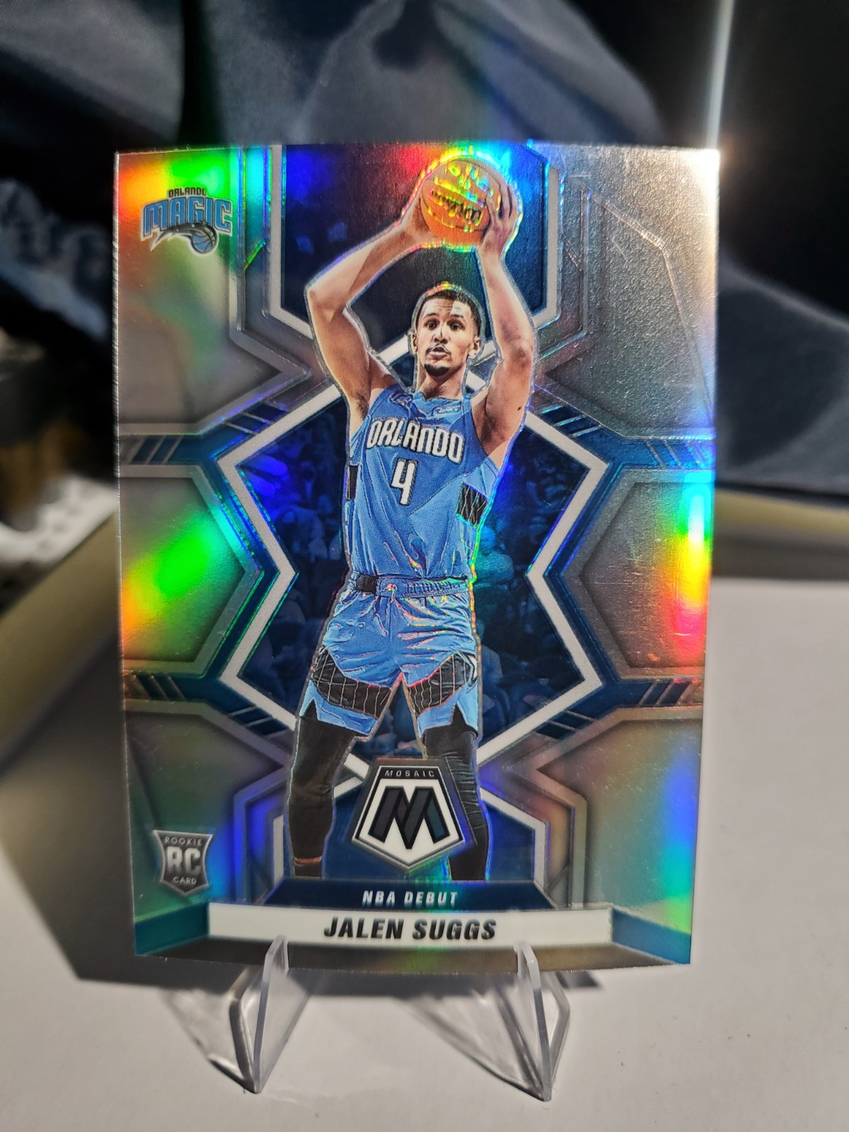 2021-22 Panini Mosaic - NBA Debut Jalen Suggs #266 Silver Prizm (RC)